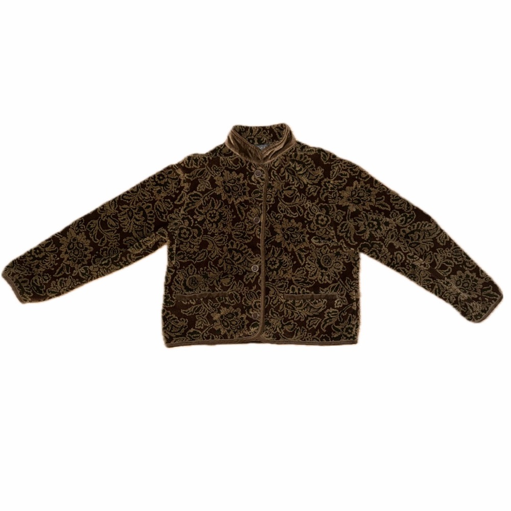 Vintage Tsunami Jacquard Fleece Jacket